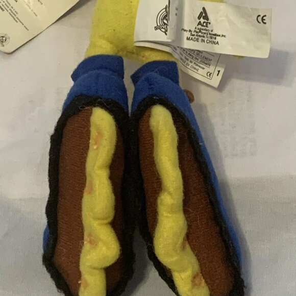 Baby Tweety Bird Looney Tunes Plush 1998 Rolller blade Helmet 10 Ace Yellow - Picture 6 of 12